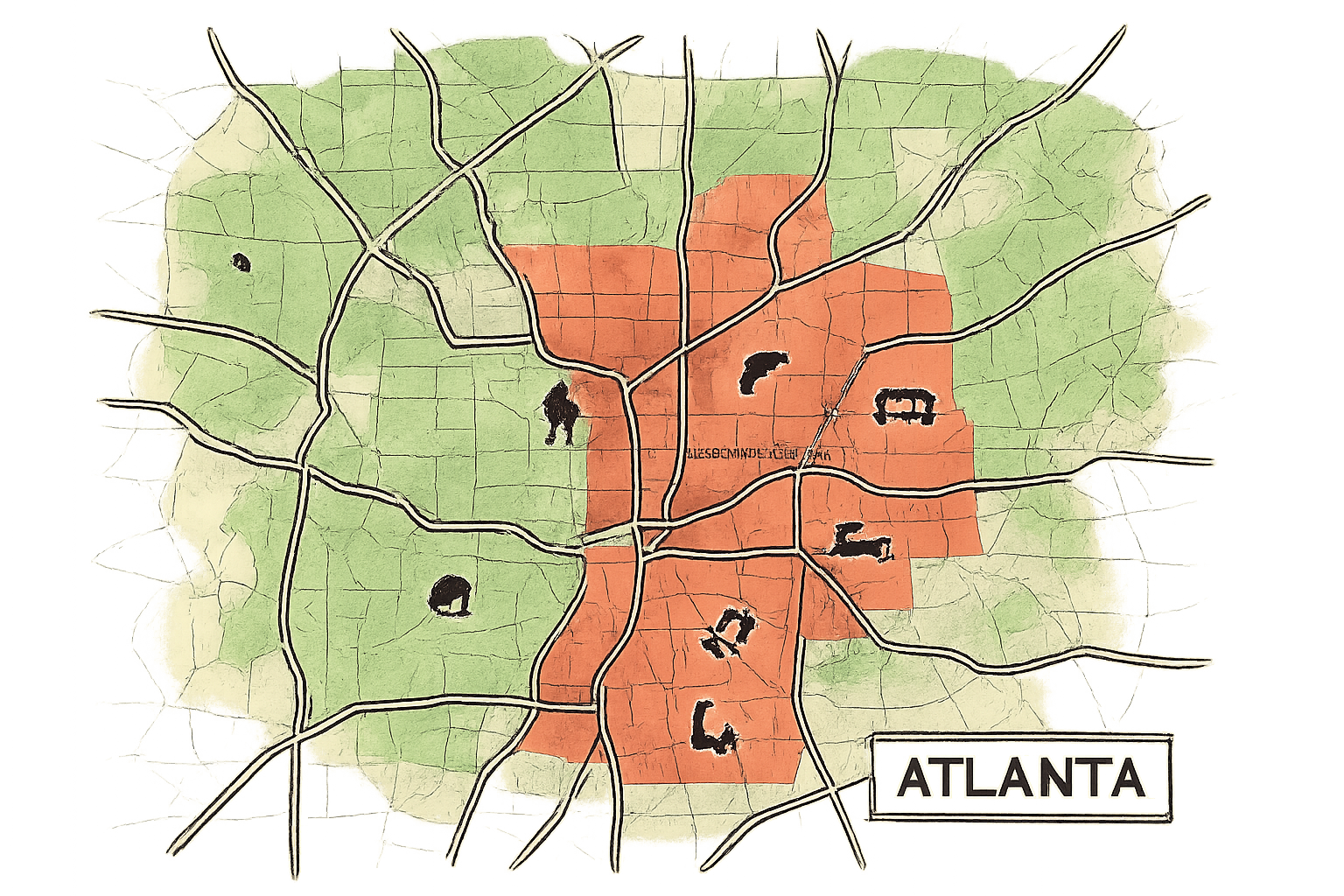 Quartier a éviter Atlanta