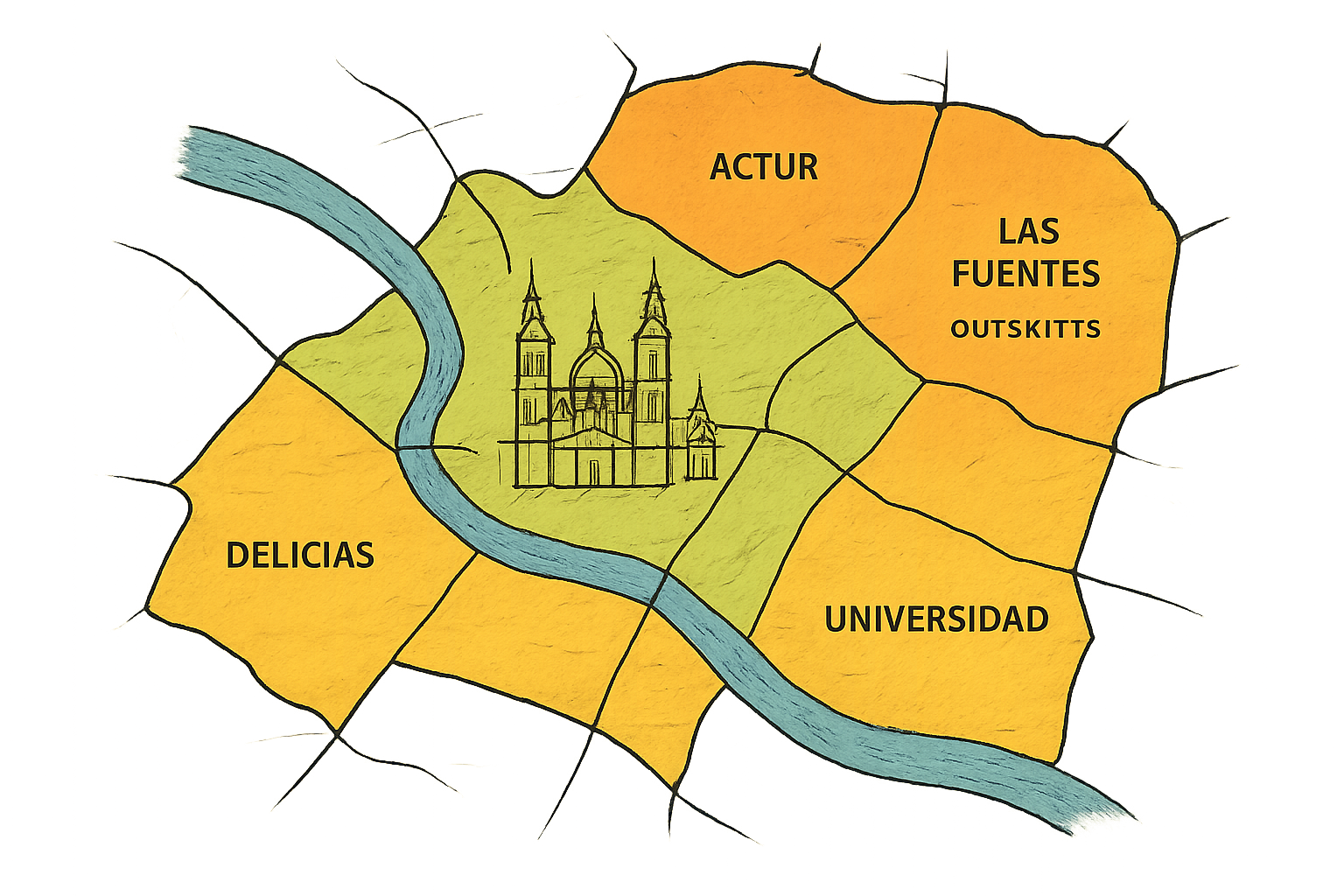 Quartier a éviter Saragosse